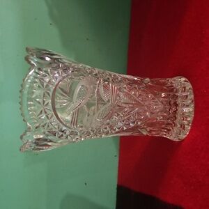 Elegant Vintage Hofbauer And Brydes    Crystal Vase